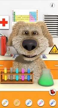 Talking Ben the Dog - Talking Ben is doing All Potions in the Chemistry Laboratory