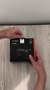 Unboxing the Sony A6400 with CPL Filter and SD Card