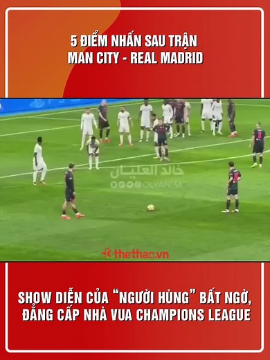 Football Match Highlights: Man City vs Real Madrid