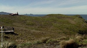 Landscape of lighthouse from cape horn (cabo de hornos)