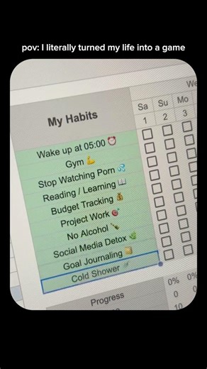 Habit Tracker for Excel & Google Sheets #workhard #succes #mindset #millionaire #unitedstates