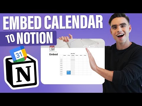 Embed Google Calendar in Notion (2 methods)