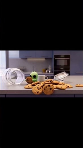 👶👽 An alien baby sneaks into the kitchen to grab cookies from the jar… but things don’t go as.....