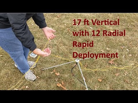 POTA Antenna Basics with 17ft vertical whip and radials