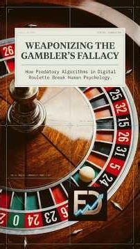 Exposed: Online Casinos use Gamblers Fallacy to take your money! #DataForensics #OnlineRoulette