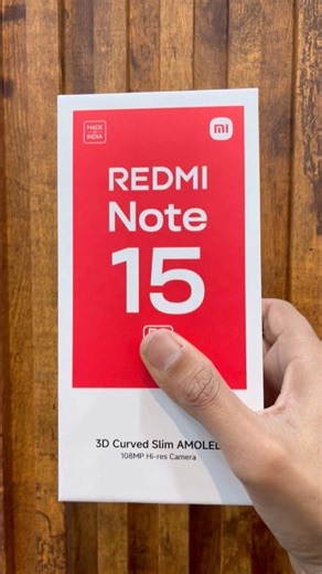Redmi Note 15 5G 🔥 108MP | Curved AMOLED #tech