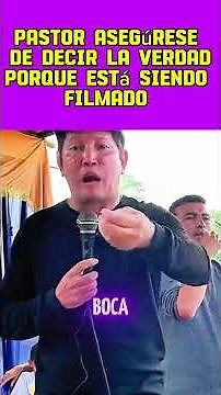 Pastor, make sure you tell the truth. FATHER LUIS TORO VS PASTOR