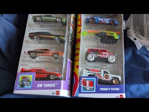 Hw torque 5 pack and priority patrol 5 pack unboxing video