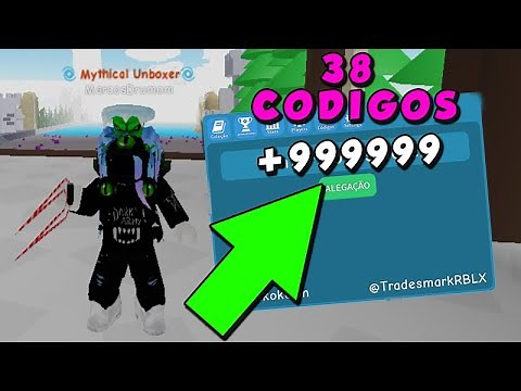 38 CÓDIGOS UNBOXING SIMULATOR - ROBLOX
