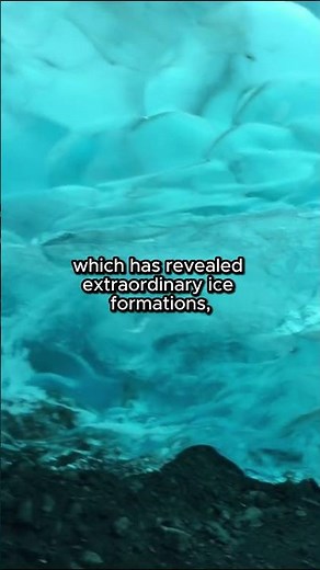 The interior of the Mendenhall Glacier Ice Cave #alaska #ice