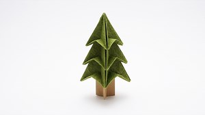 Easy Origami Christmas Tree - Jo Nakashima