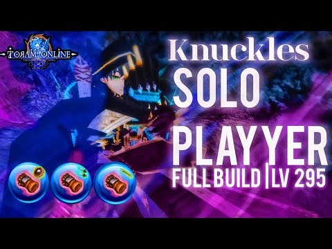 Full build Knuckles Solo player Lv295 •Building Equipment Guide • Toram online