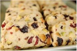 Cranberry Pistachio Shortbreads Recipe & Video
