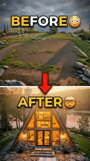 Ultimate Cozy Cabin Interior! 😍 Must-See Lakeside A-Frame 🏡 | A-Frame Transformation