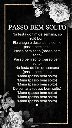 Passo Bem solto|| ATLXS| | Slowed|| Song lyrics|| #trending #song lyrics