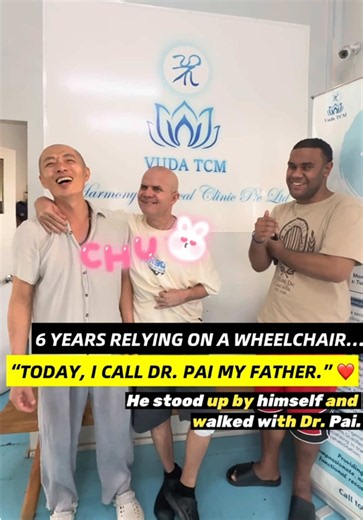 After living with significant mobility limitations for several years, this patient demonstrated independent standing and supported walking during today’s rehabilitation session. He shared his happiness with his family and said: “I can walk.” “I can garden again.” It was an emotional moment for him and his family, who were there to witness his progress. This video documents the patient’s condition, movements and personal statements at the time of filming. It does not claim to cure or reverse stro