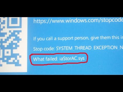 Fix iaStorAC.sys Blue Screen Crash/iaStorAC.sys BSOD Error On Windows 11/10 PC