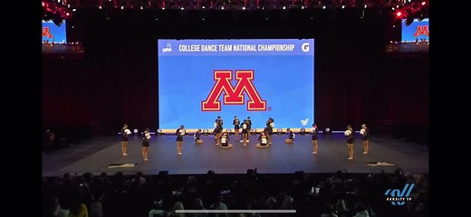 U of M Dance Team Pom National Champions 2024 Finals Performance