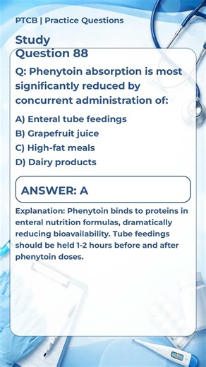 PTCB Practice Question 88 | Pharmacy Tech Exam Prep