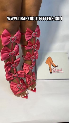 1.9K views · 7.7K reactions | One case of pink has been added to the site!  www.drapedoutfitters.com/collection Sizes: 6.5-11 (True to size) Adjustable straps to fit slim and wide legs! 珞 AFTERPAY ACCEPTED‼️ | Draped Outfitters | Facebook