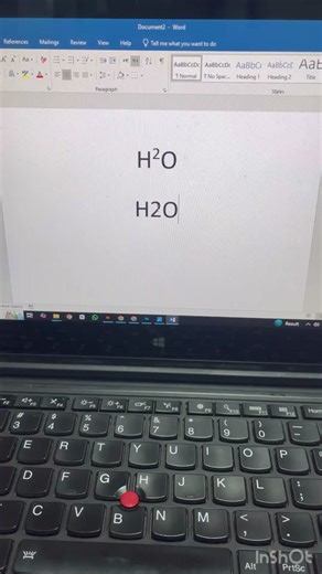 subscript and superscript #half #command #tjtechandmarketing #informative #msword