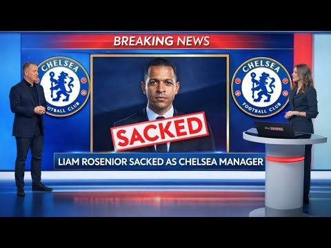 🚨 LIAM ROSENIOR DISMISSED AFTER 28-YEAR GOAL DROUGHT AND FOUR STRAIGHT PREMIER LEAGUE LOSSES 😡🔵