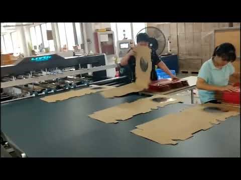 Fully Automatic Corrugated Cardboard Carton Box Gluing Making Machine