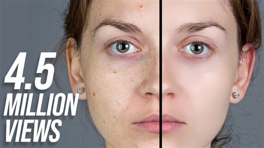 Photoshop tutorial: How to quickly smooth skin and remove blemishes & scars
