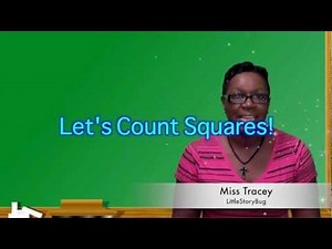 Preschool Learning - Counting Squares - Littlestorybug