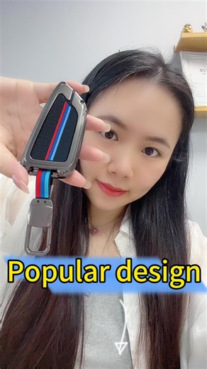 Luxury Car Key Cover OEM Promotional Silicone Key Case with Zinc Alloy Customized Logo