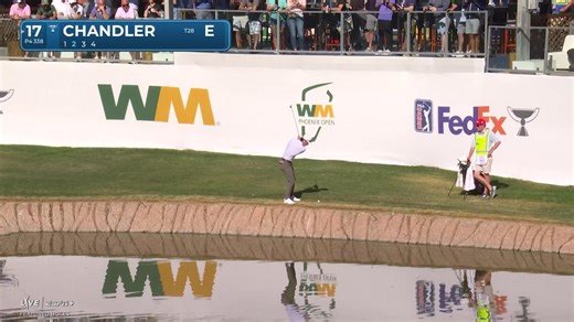Will Chandler makes up-and-down birdie after wayward drive at WM Phoenix Open