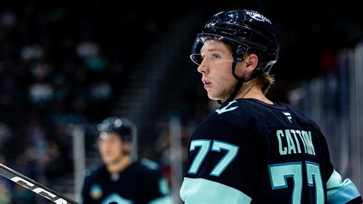 Berkly Catton's epic journey from backyard rink to Kraken debut