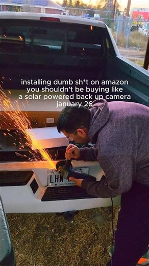 installing a solar powered back up camera...Amazon deals January 26th