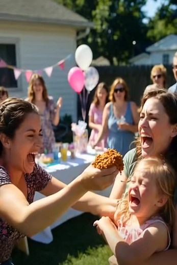 My sister swapped my daughter’s birthday cake with something completely inappropriate right before the party. When my 5-year-old cut into it, everyone saw the truth—and laughed while she cried. I didn’t yell or make a scene. I just took her home. They had no idea what I’d do next… Rosie had been counting down the days to blow out the candles on her pink princess cake. As she closed her eyes to make a wish, the backyard was filled with sunshine and hope. But the moment the knife cut through the i