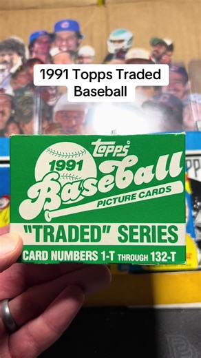Opening 1991 Topps Traded Baseball Cards