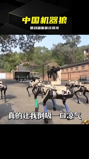 中國機器狼巷戰實裝，未來戰爭新生代 #机器狼 #巷战 #实拍画面 #未来战场 #强国重器