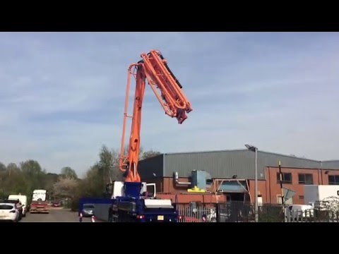 Sermac 5Z36 Concrete Pump Truck In Action