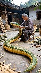 478K views · 528 reactions | Weaving a straw snake thanks to AI | Crafty Panda | Facebook