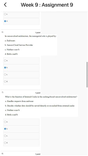 Introduction to Internet of Things NPTEL Week 9 Assignment #nptel #shorts