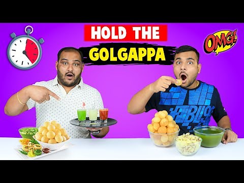 HOLD THE EPIC GOLGAPPA CHALLENGE | Pani Puri Challenge | Food Eating Competition | Viwa Food World