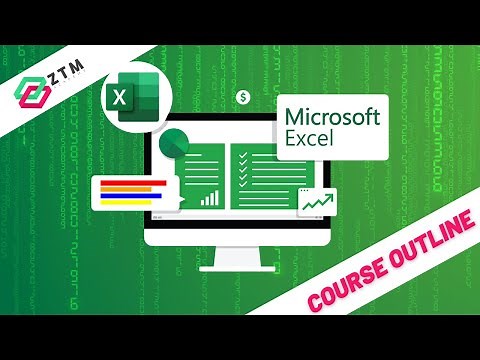 [Excel Bootcamp Course Outline] The Excel Bootcamp: Zero to Mastery
