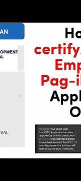 How to approve Employee Pag-ibig loan online || employer