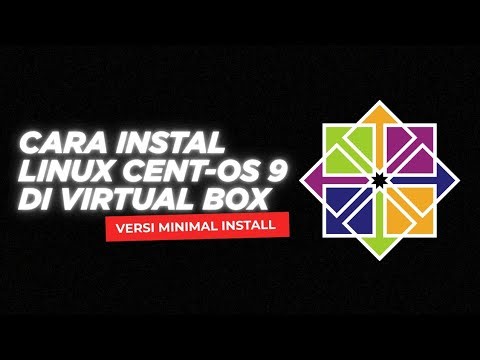 Cara install Linux CentOS 9 (minimal install) di Virtual-Box