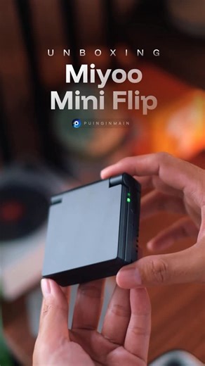 Puingin Main | Unboxing the Miyoo Mini Flip — a sleek handheld packed with retro charm! Big thanks to @keepretro_official for sending me this unit 🙌.... | Instagram