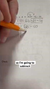 Multi step equation solving