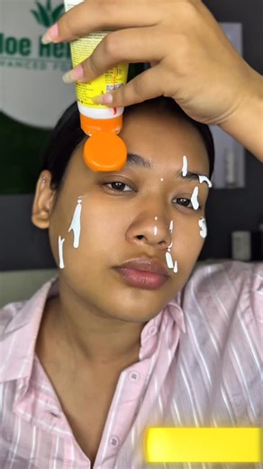 2.6K views · 29 reactions | “Remember, more isn’t always better — apply sunscreen the right way, not the heavy way ☀️ #SunscreenTips #HealthySkin #AloeHerbal #SunProtection #SkincareRoutine #GlowingSkin #SPFSmart #LessIsMore” | Aloe Herbal | Facebook