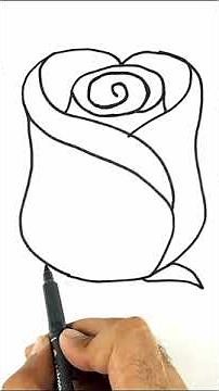 #shorts how to draw rose