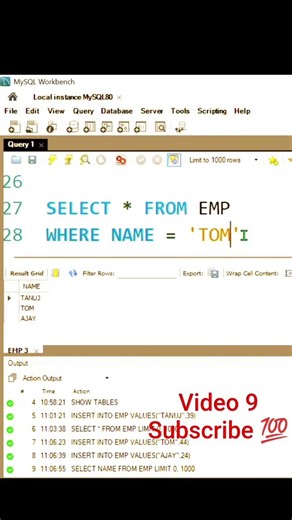 Filter Data in SQL Using WHERE 🔥 | #shorts #ytshorts #youtubeshorts