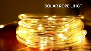 Solar Rope Light 33FT 100L IP65 Weatherproof Outdoor LED Copper Fairy String Tube Lights for Party Garden Porch Yard Home Wedding Vacation Daily Holiday Decoration Lighting(Multi Color)