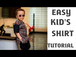 Easiest tutorial on how to make a little boy's shirt / native shirt Beginner friendly *